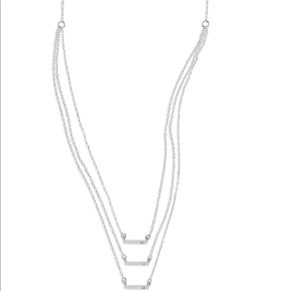 BP silver necklace